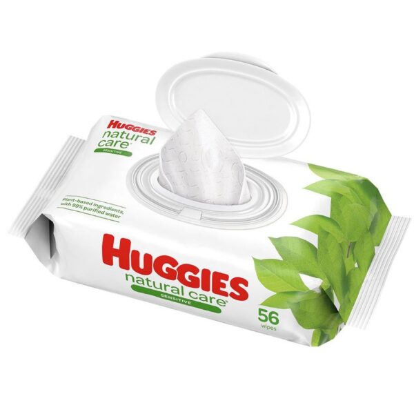 HUGGIES BABY WIPES 56 CT NATURAL CARE